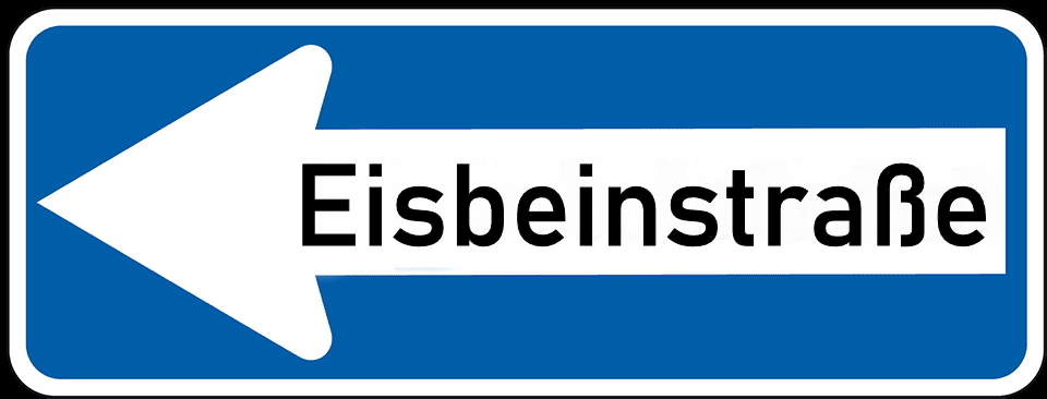 Richtung Eisbein