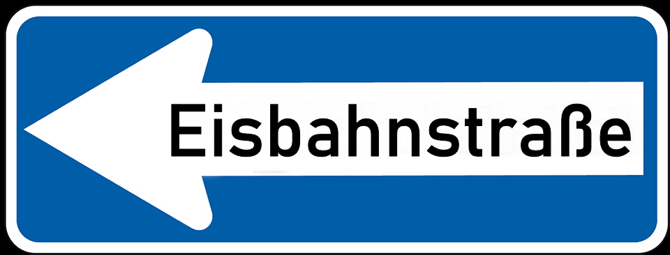 Richtung Eisbahn