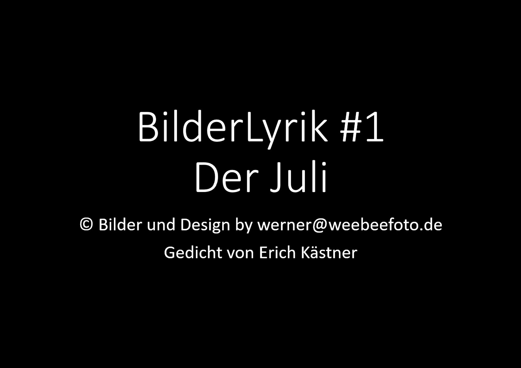 BilderLyrik #1