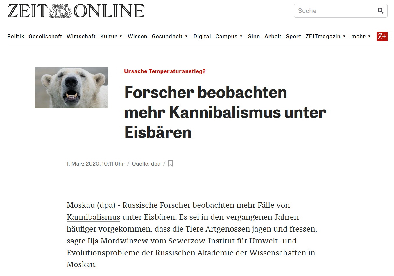 dpa-Meldung vom
